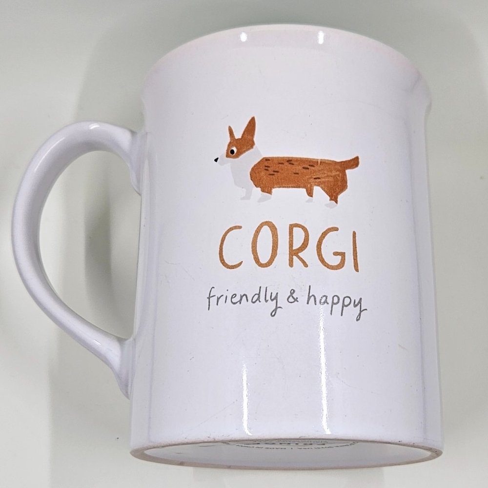 Fringe Studio Mug CORGI Friendly & Happy 🐕🐶☕  (Hard to Find!)